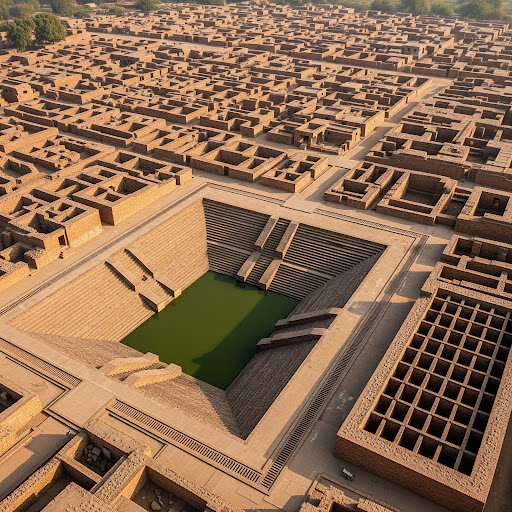 Why are even modern engineers surprised by the planning of the Harappan city?